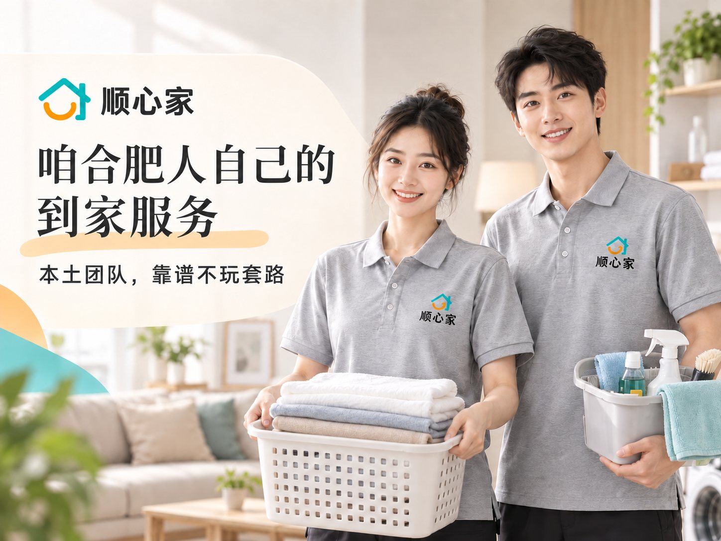 顺心家合肥本土自营到家服务团队
